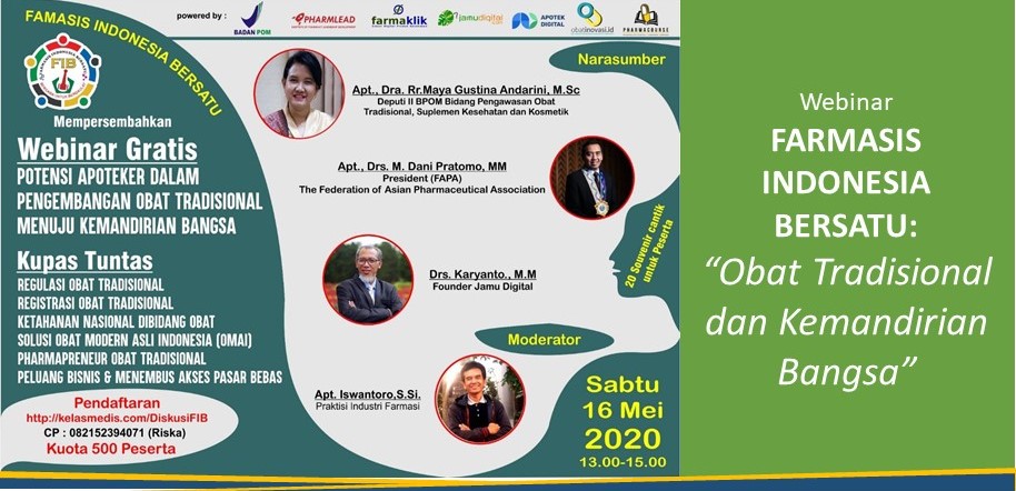 Webinar FIB: Obat Tradisional dan Kemandirian Bangsa Webinar FIB: Obat Tradisional dan Kemandirian Bangsa